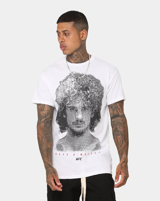 UFC By Goat Crew Sean O'Malley Face T-Shirt White-- Seamless Knitted Crochet