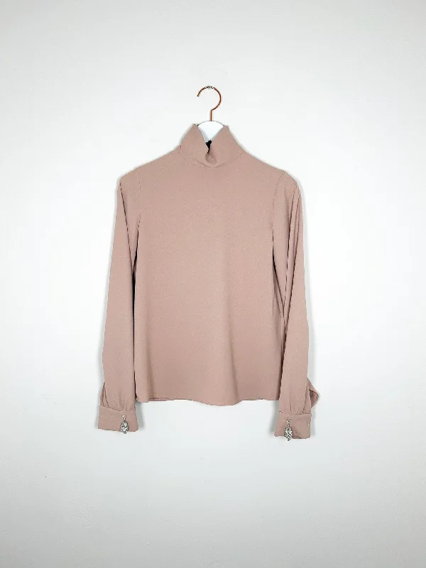 Nº 21 - Woven Blouse - Powder Rose Flowy Bohemian Blouse