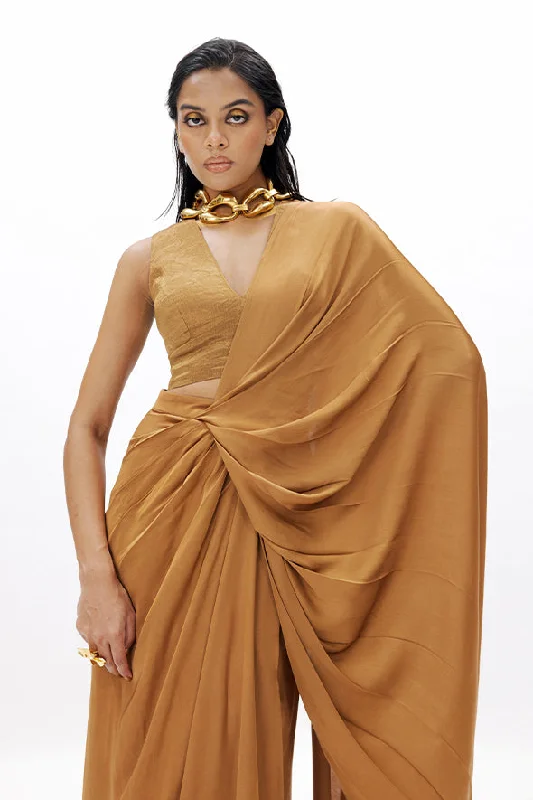 Canopy Clouds Blouse in Zari Elegant Semi-Sheer Blouse