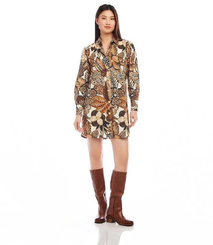 Dandy Girl Blousen Sleeve Shirtdress Ruched Sleeve Blouse