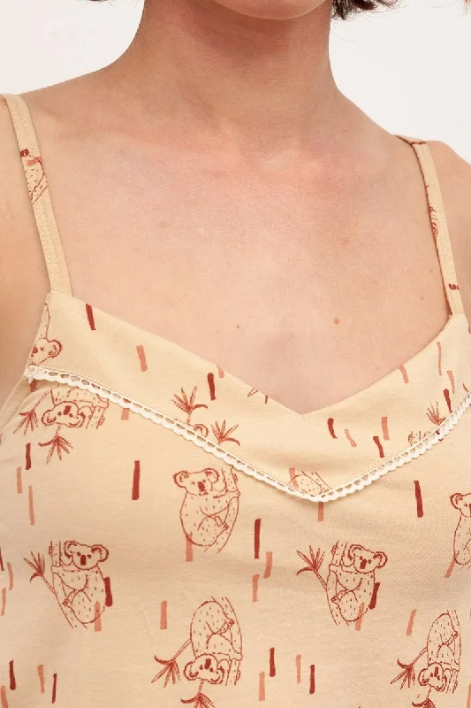 BIBI's sleveless blouse in beige Embellished Collar Blouse