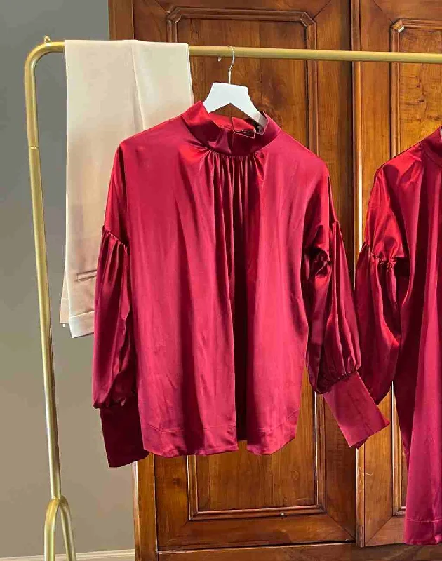 Classic Silk Amy Blouse Casual Button Blouse