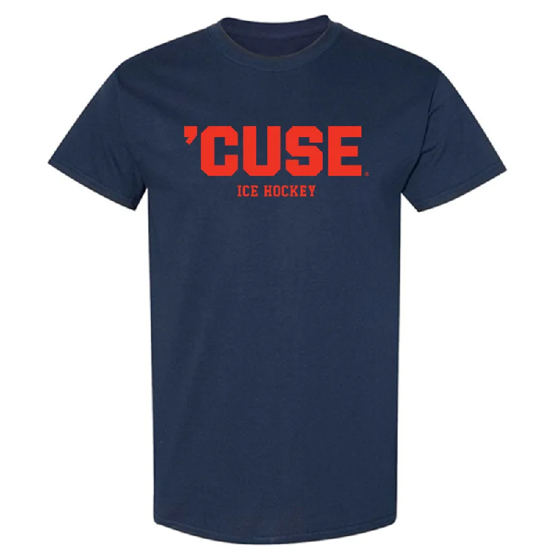 Syracuse - NCAA Women's Ice Hockey : Heidi Knoll - T-Shirt-- Houndstooth Herringbone Solid