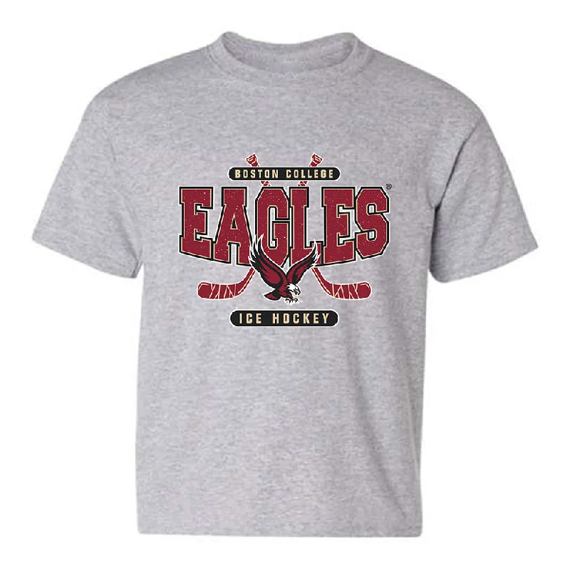 Boston College - NCAA Women's Ice Hockey : Molly Jordan - Sports Shersey Youth T-Shirt-- Jersey Fabric Tulle Fabric Batik Fabric