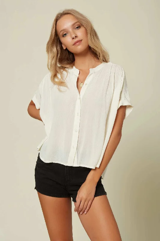 Shelly Blouse - Women's|-|Blouse Shelly - Femme Sleeveless Chiffon Blouse