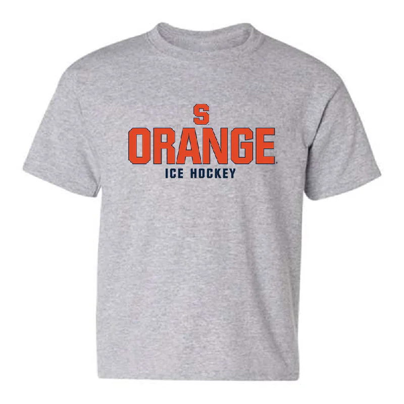 Syracuse - NCAA Women's Ice Hockey : Laura Leitner - Classic Shersey Youth T-Shirt-- Polka Dot Checkered Tartan