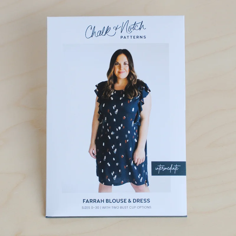 Chalk & Notch Farrah Blouse and Dress 0-30 Lightweight Linen Blouse