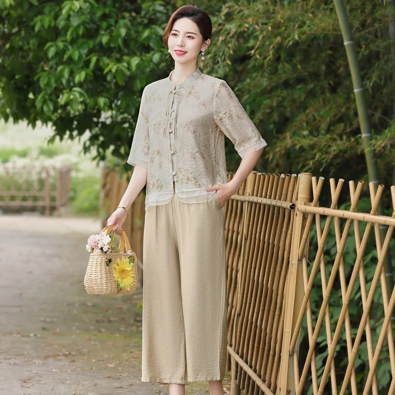 Khaki suit