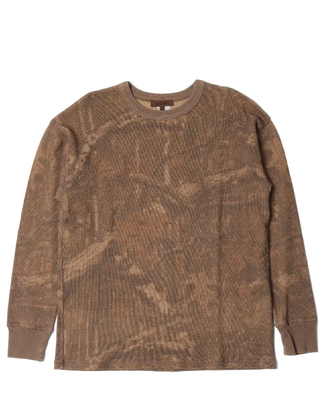 Season 3 Woodland Camouflage Thermal Shirt-- Satin Blend Silk Blend Wool Blend
