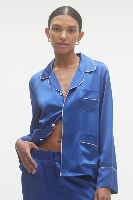 GRACE SILK BLOUSE Chic Ruffle Blouse
