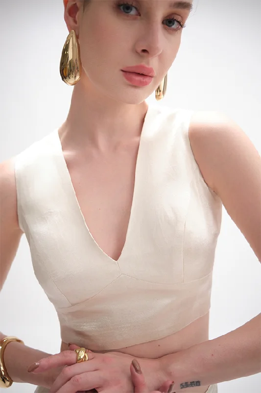 Canopy Clouds Blouse in Ivory Soft Pastel Blouse
