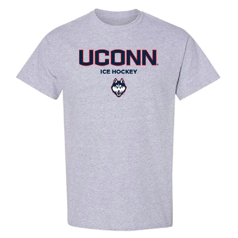 UConn - NCAA Women's Ice Hockey : Ashley Allard - Classic Shersey T-Shirt-- Print Jacquard Patchwork