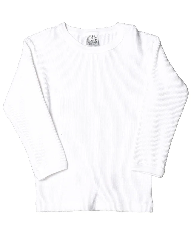 Thermal Long Sleeve T-Shirt-- Zippered Buttoned Snapped