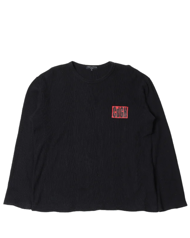Homme Thermal Shirt-- Denim Fabric Leather Fabric Suede Fabric