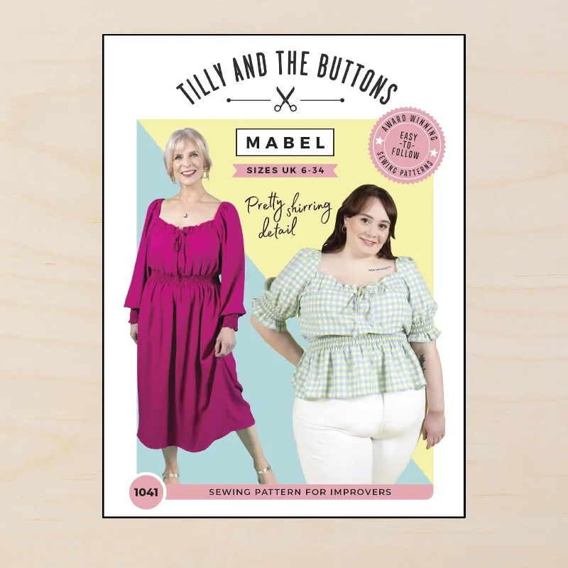 Tilly & The Buttons Mabel Dress & Blouse 2-30 Boho Chic Blouse
