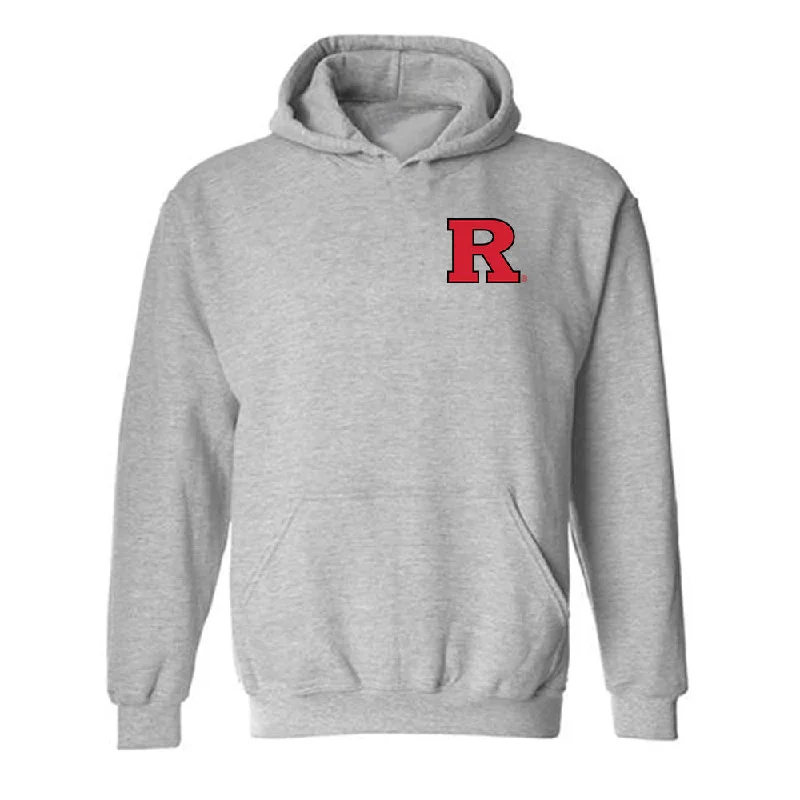 Rutgers - NCAA Women's Gymnastics : Gabrielle Dildy - Hooded Sweatshirt Hoodie with Typography Text Message