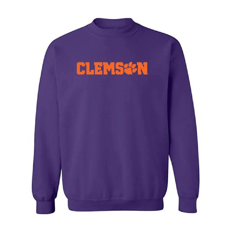 Clemson - NCAA Women's Gymnastics : Gabrielle Clark - Classic Shersey Crewneck Sweatshirt Hoodie with Full-Zip Functional Layering