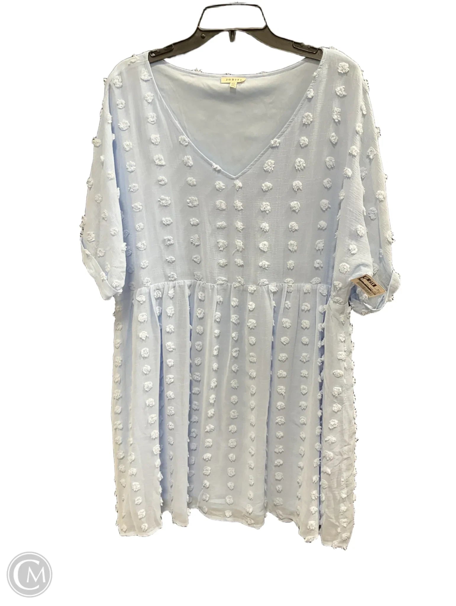 Dress Casual Short By Jodifl In Blue, Size: 2x Tunics Sophisticated sleek