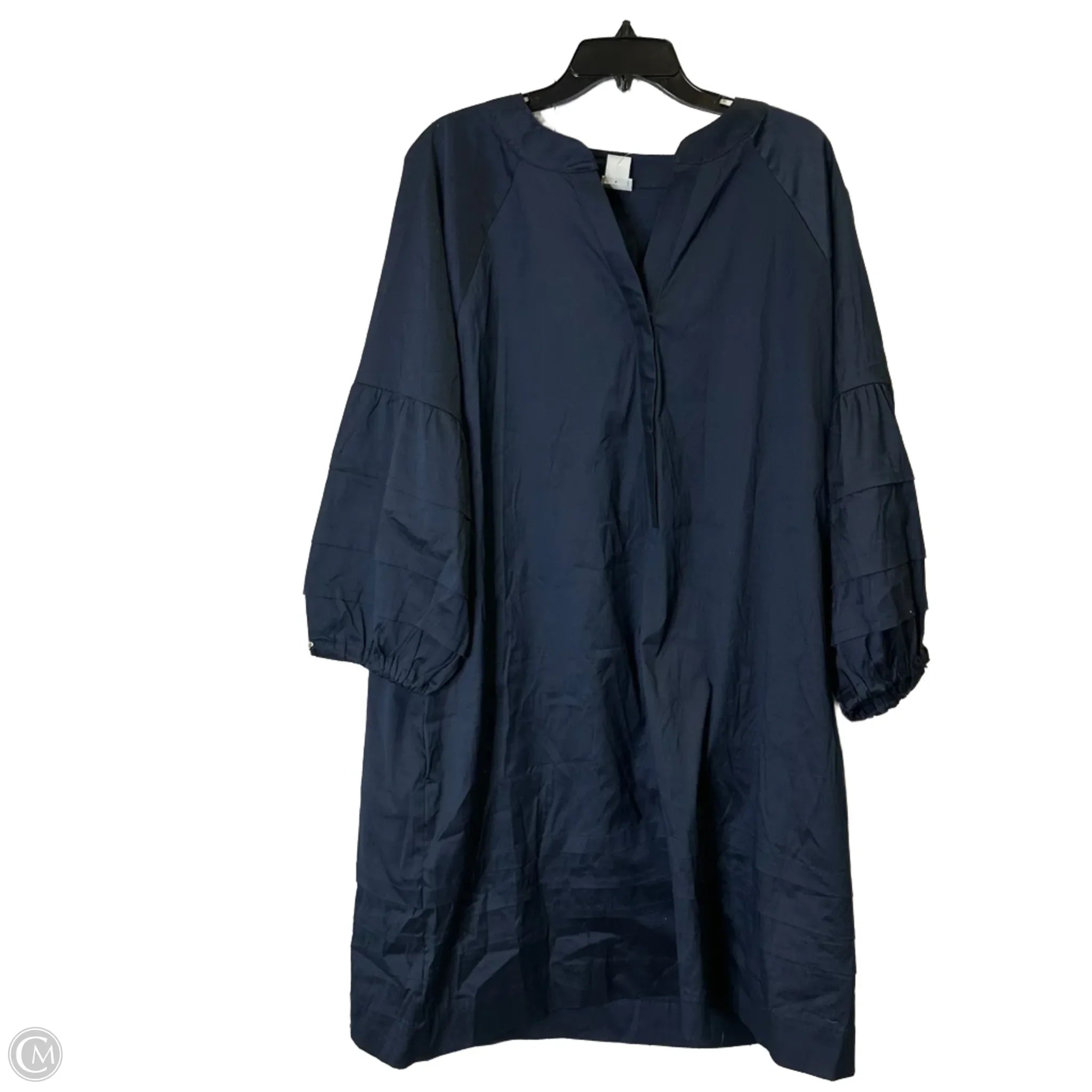 Dress Casual Short By Chicos In Blue, Size: 1x Tunics Brand named
