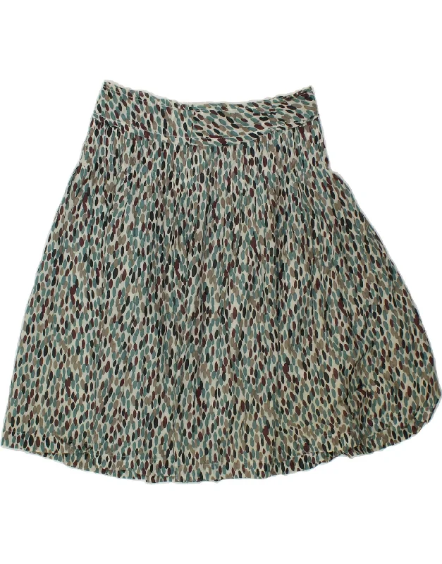 BANANA REPUBLIC Womens A-Line Skirt US 2 XS W28  Blue Polka Dot Cotton lightweight skirt design