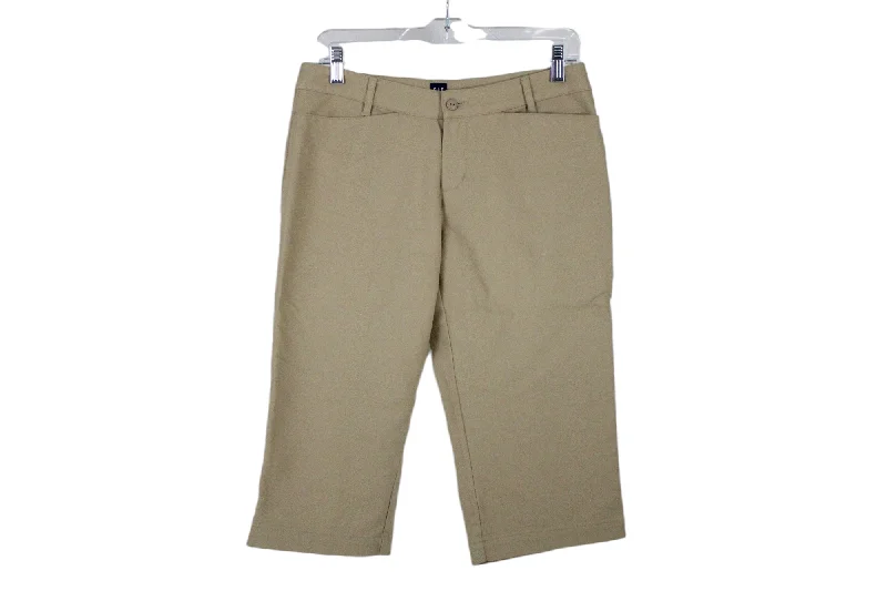 Gap Tan Capri Pants | 4 Comfortable Pleated Pants