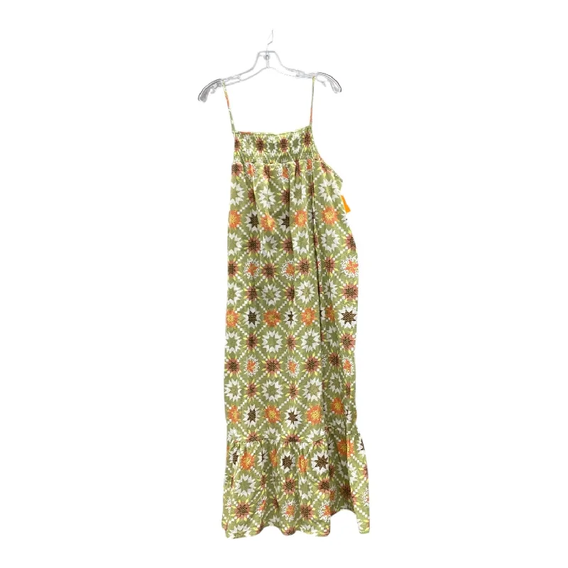 Dress Casual Maxi By Universal Thread In Green, Size:1X Tunics Wedding white