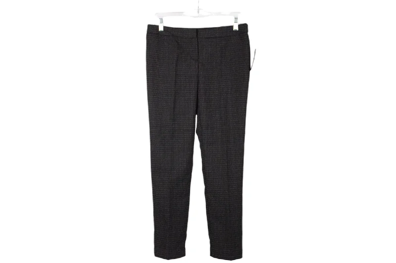 NEW Worthington Low Rise Slim Fit Black Brown Pant | 4 Classic Straight Pants