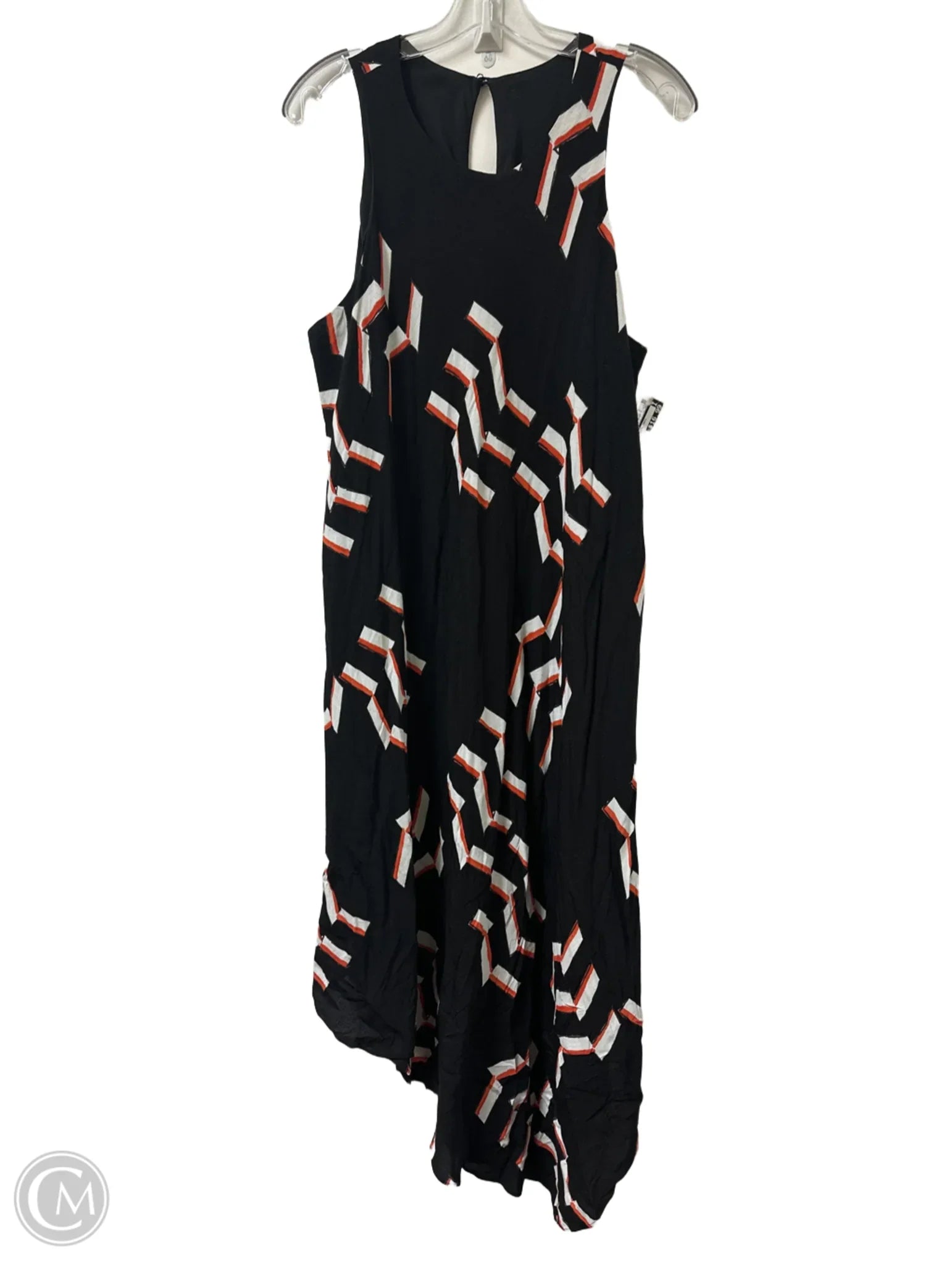 Dress Casual Maxi By Rachel Roy In Black & Red, Size: 1x Tunics Floral girly