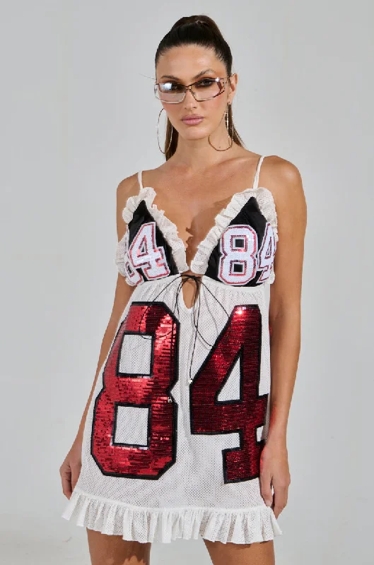 TOUCHDOWN SEQUIN JERSEY DRESS Tunics Stylish elegant