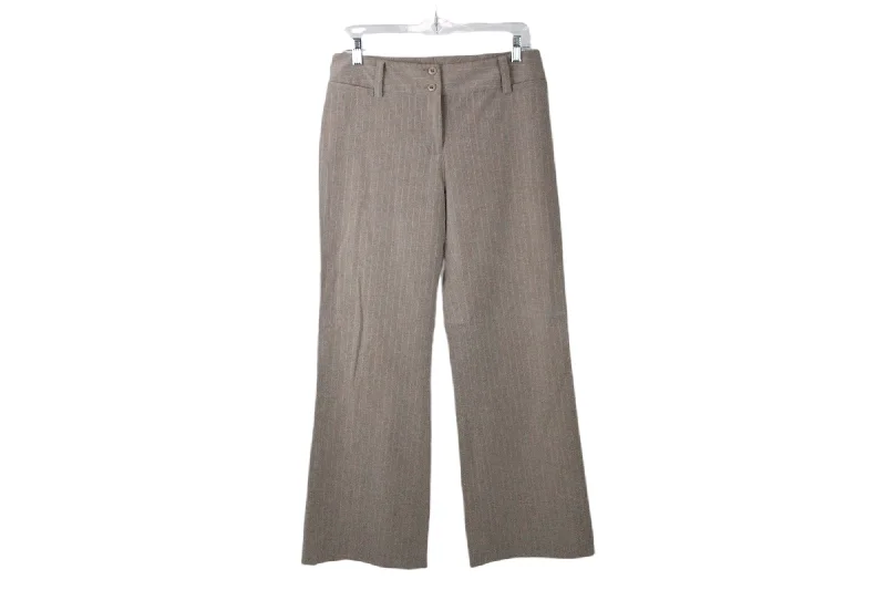 AB Studio Tan Striped Pant | 4 Cozy Maternity Pants