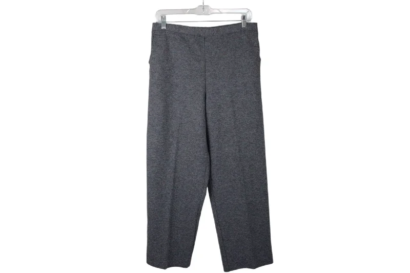 Alfred Dunner Gray Lounge Pants | 12 Petite Trendy Printed Leggings