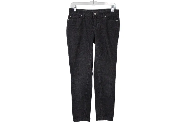 Gap Premium Boyfriend Dark Gray Corduroy Pants | 0/25R Classic Chino Pants