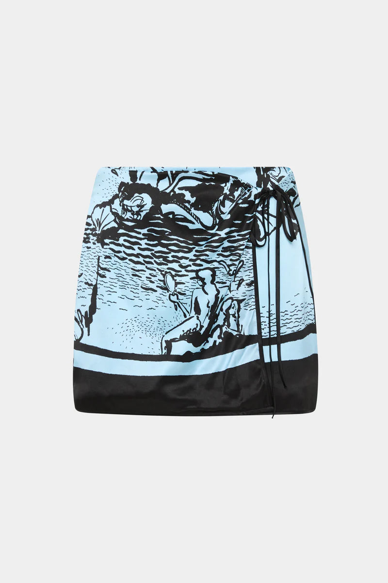 DREAMWOOD MINI SKIRT - BRISE SOLEIL chiffon skirt delicate