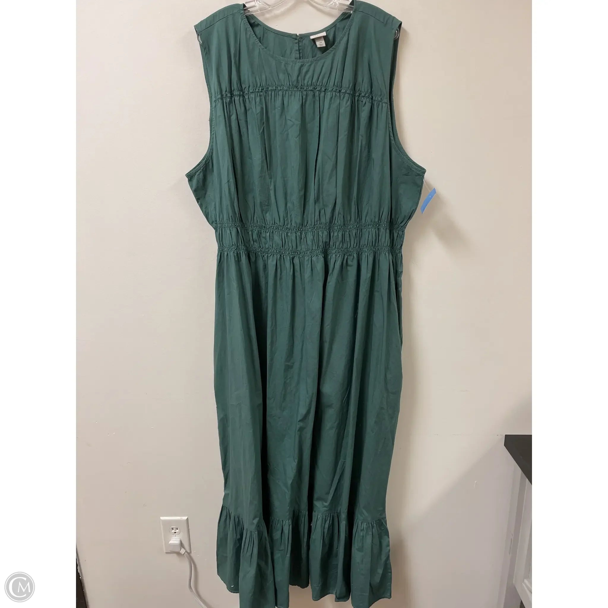 Dress Casual Maxi By A New Day In Green, Size: 4x Tunics Velvet soft