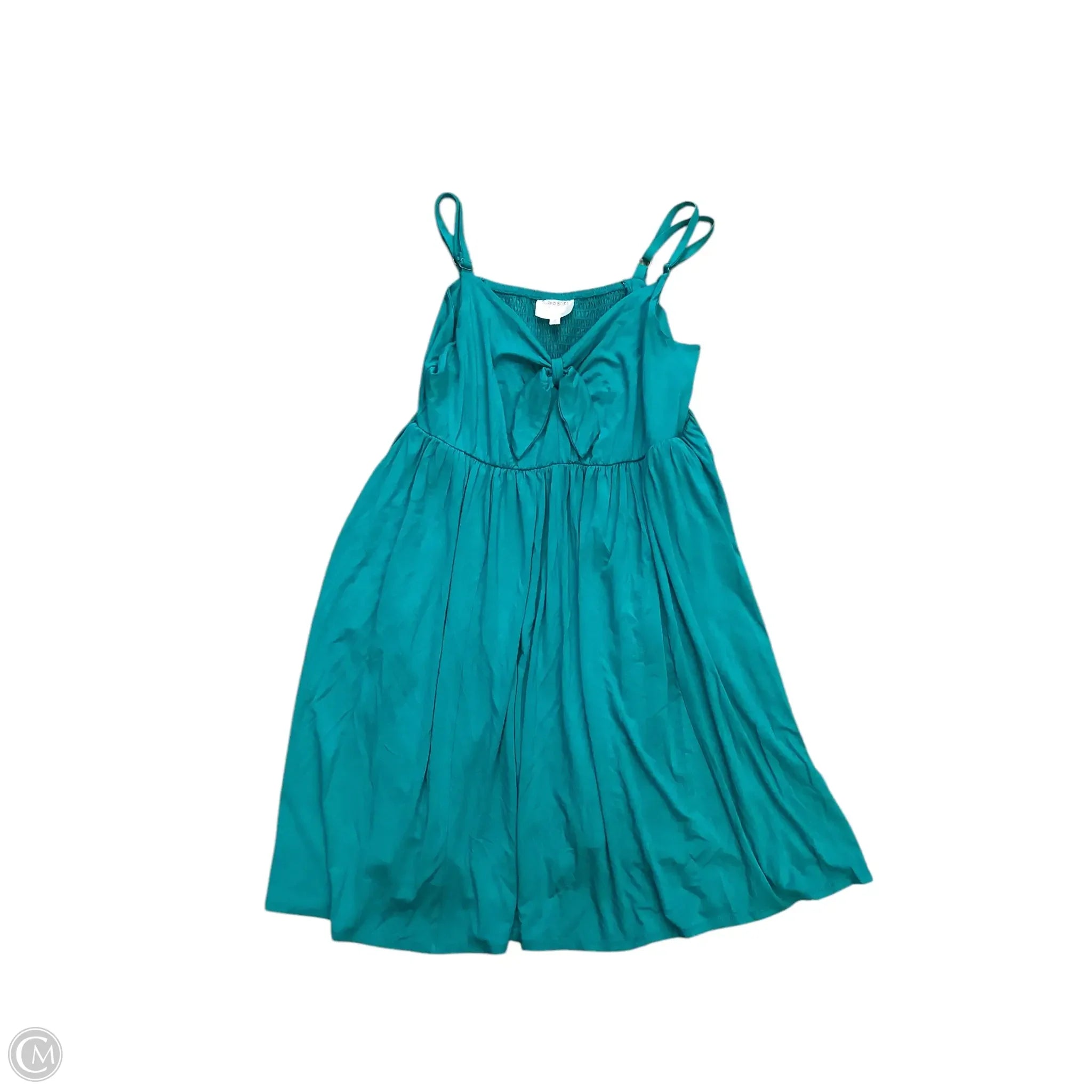 Dress Casual Short By Torrid In Teal, Size: 2x Tunics Ceremony elegant