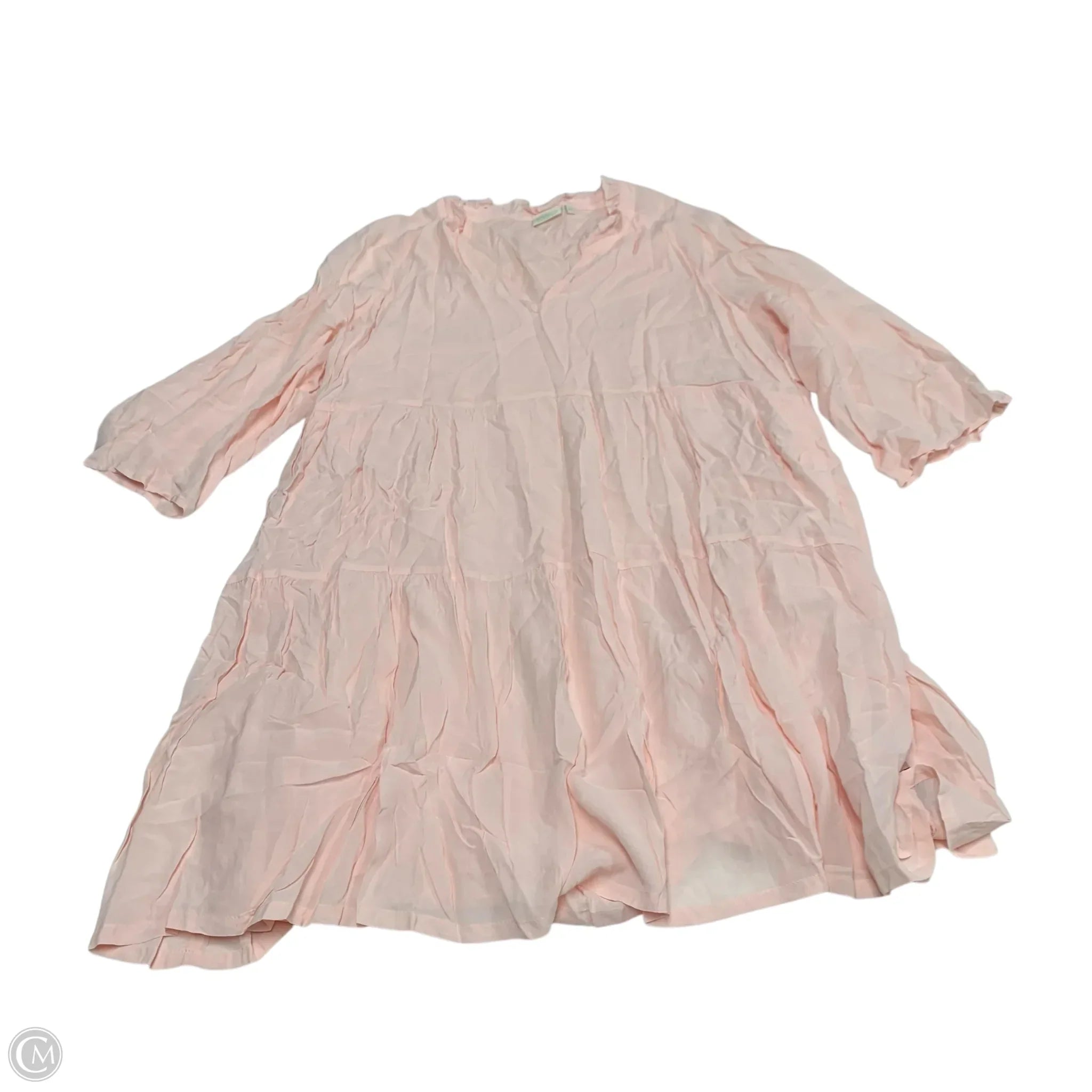 Dress Casual Short By Spartina In Pink, Size: Xxl Tunics stripes playful