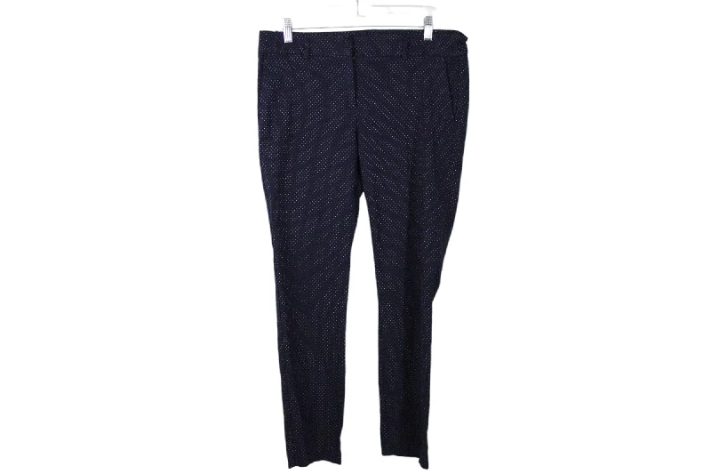 Dalia Navy Blue Dotted Pants | 12 High-Waist Jogger Pants