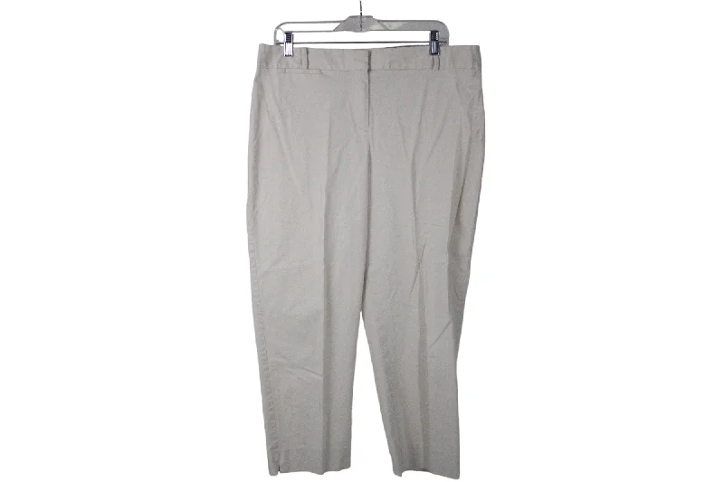 Talbots Signature Beige Pant | 14 Relaxed High-Waist Trousers