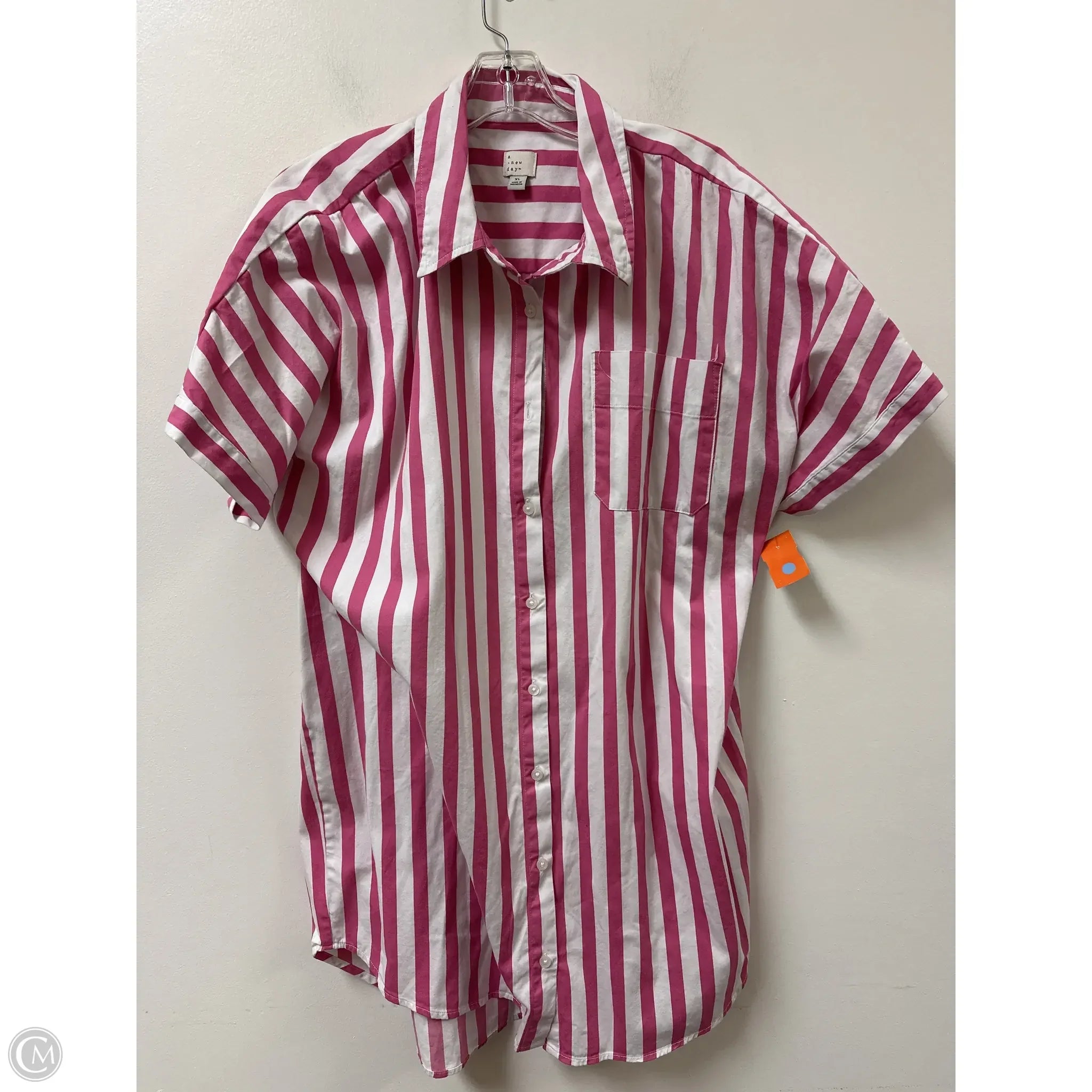 Dress Casual Short By A New Day In Pink, Size: Xl Cowl Neckline Elegant