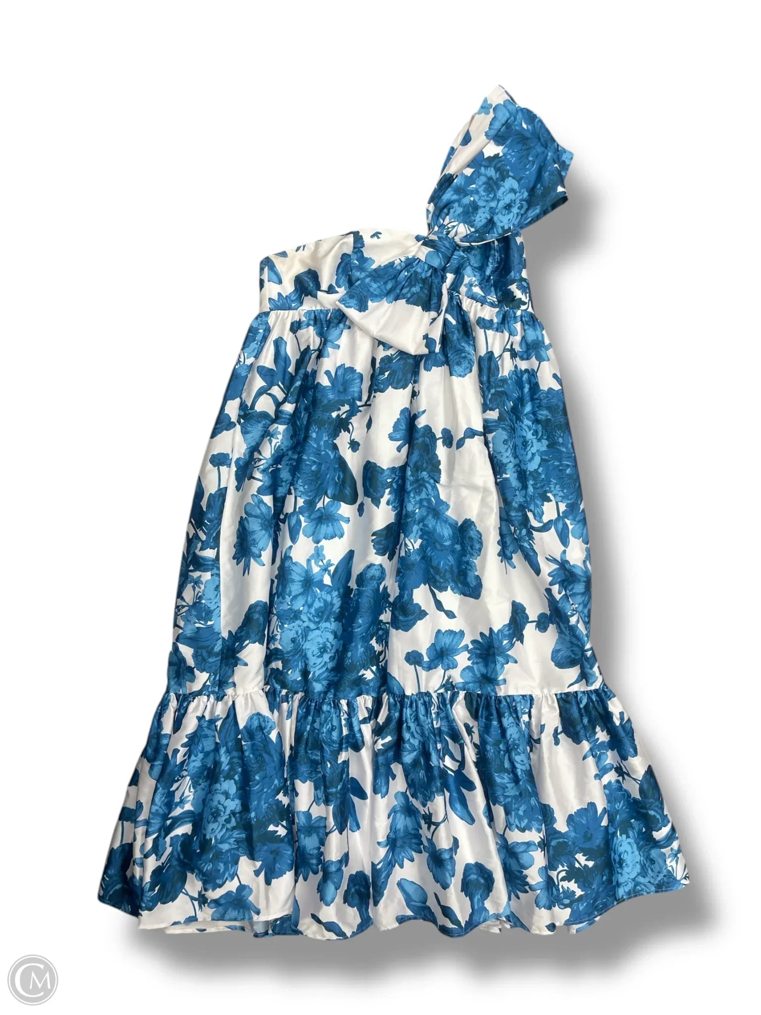 Dress Party Long By Atsu In Blue & White, Size: 2x Tunics Party sparkling