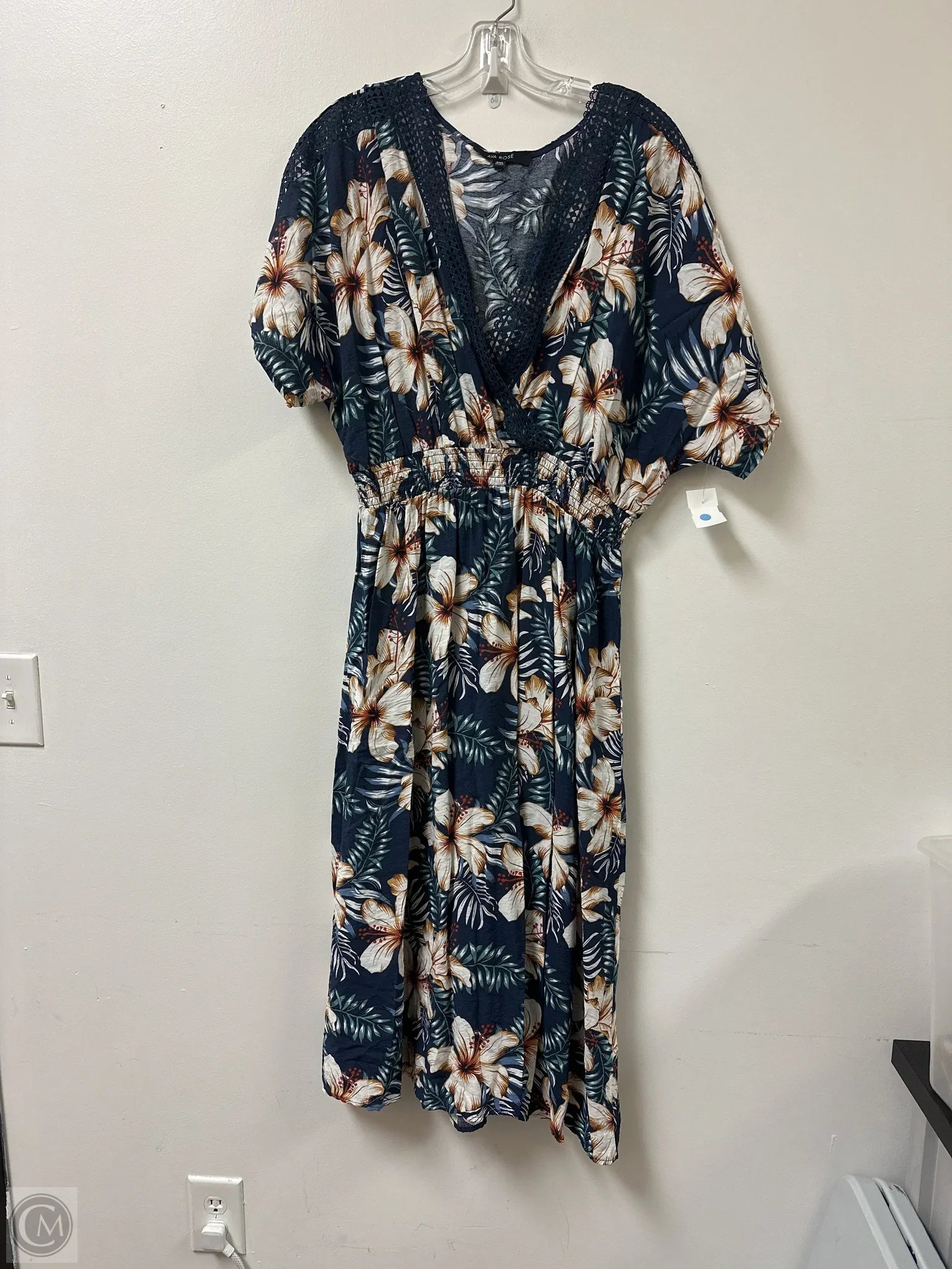 Dress Casual Maxi By Clothes Mentor In Blue, Size: 3x Tunics Velvet soft