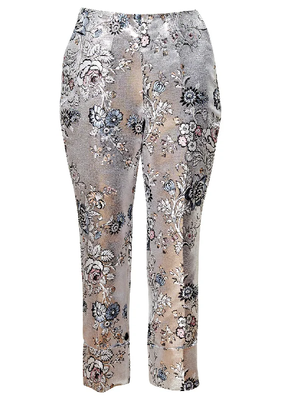 Warner Slim Floral Pants Slim-Fit Leggings