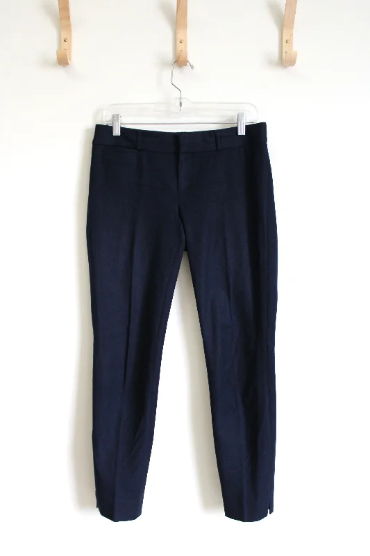 Banana Republic Sloan Fit Navy Blue Chino Pant | 2 Relaxed High-Waist Trousers