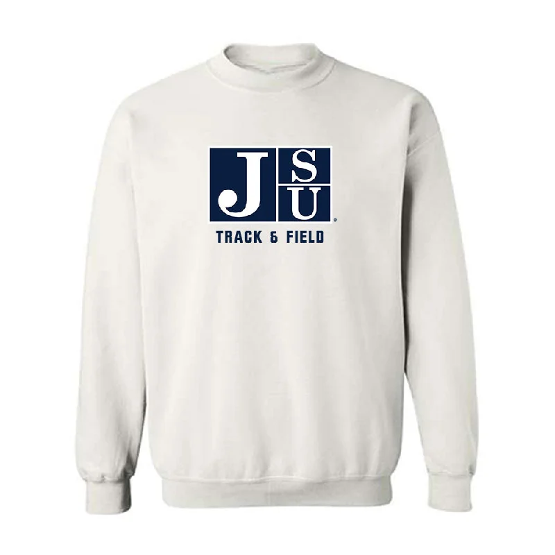 Jackson State - NCAA Women's Track & Field : Artajia Richardson - Crewneck Sweatshirt Hoodie with Lining Warm Insulated