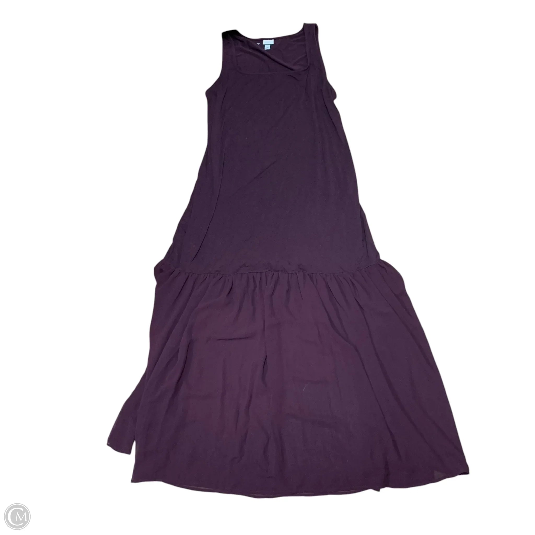 Dress Casual Maxi By A New Day In Maroon, Size: 1x Tunics Chic fashionable