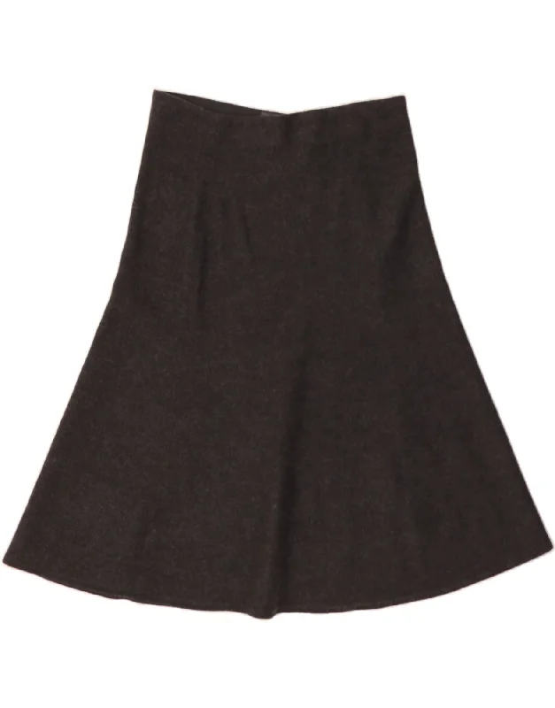 COS Womens A-Line Skirt Large W36  Grey Wool patchwork skirt art