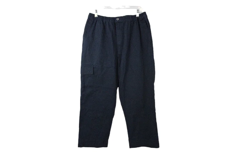 Benefit Wear Navy Blue Adaptive Clothing Pant | L Elegant Palazzo Trousers