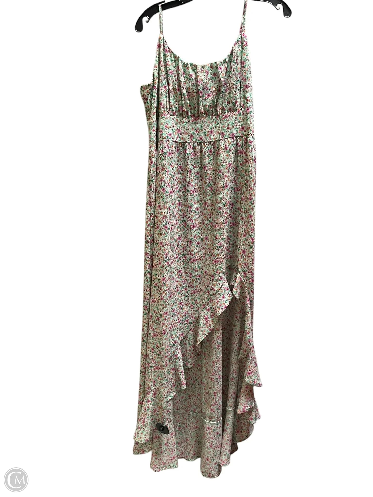 Dress Casual Maxi By Clothes Mentor In Multi-colored, Size: Xl Elegant Long Evening