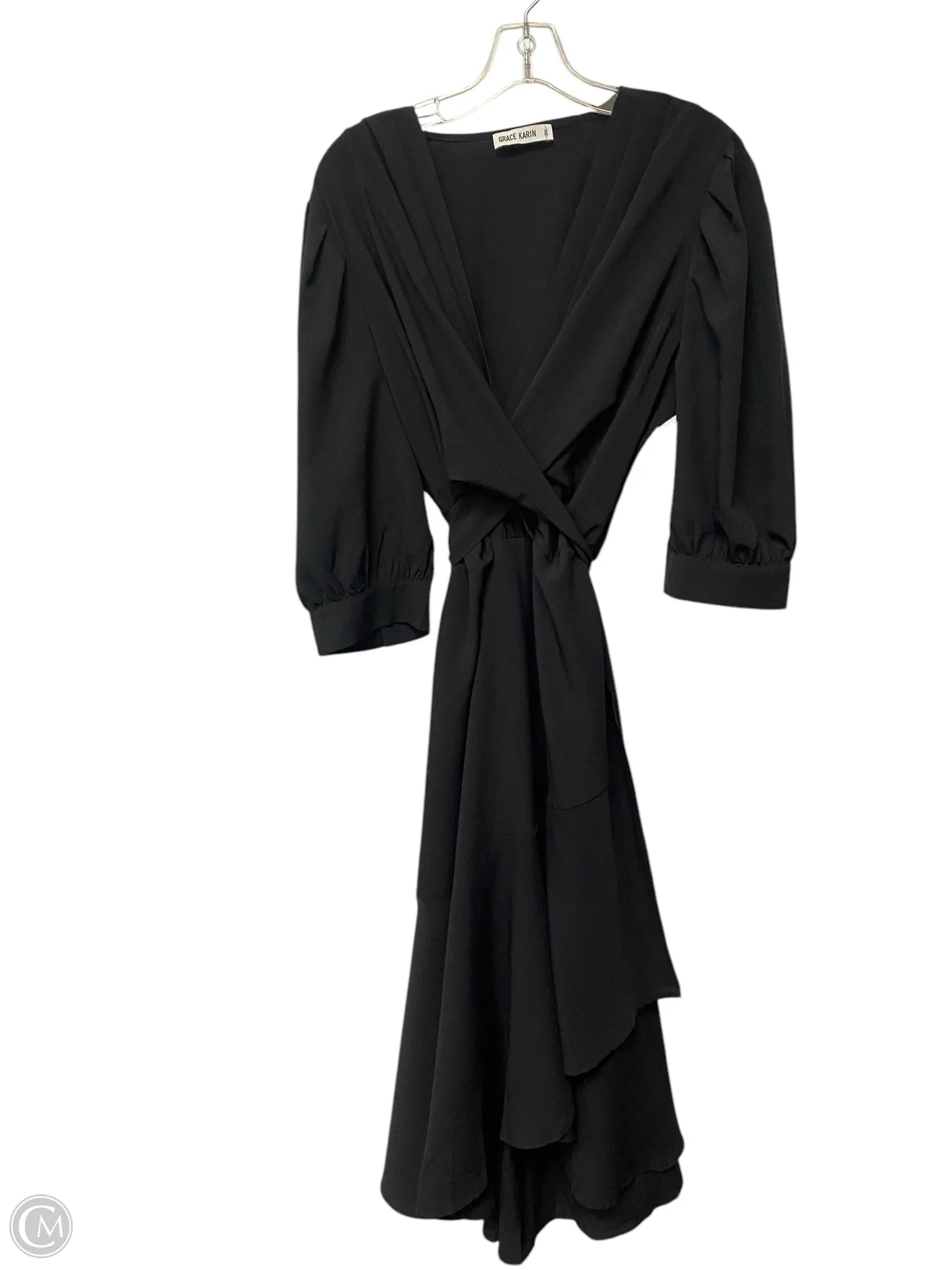 Dress Casual Midi By Grace Karin In Black, Size: 2x Tunics Floral girly