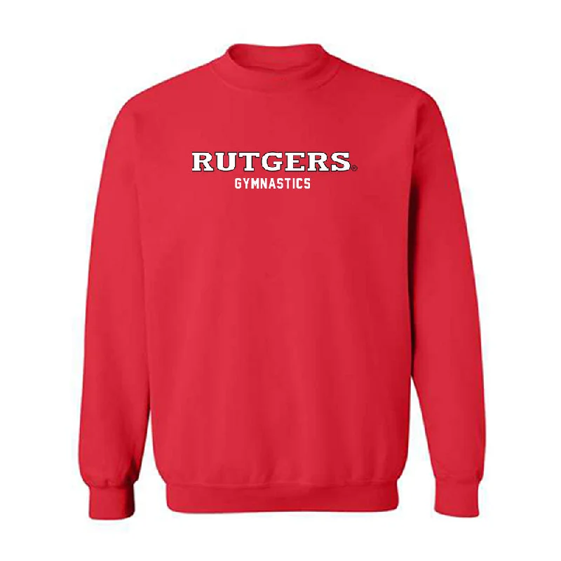 Rutgers - NCAA Women's Gymnastics : Elia Aird - Classic Shersey Crewneck Sweatshirt Hoodie with Gradient Ombre Colorful
